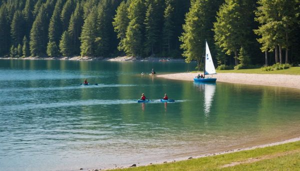 Pourquoi profiter des baignades et activités nautiques au lac de Pareloup