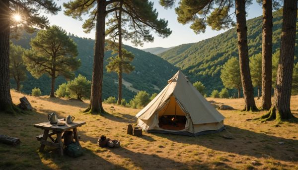 Vivre les cévennes depuis un camping en pleine nature