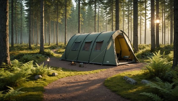 Réserver un emplacement de camping confortable avec sanitaire privé