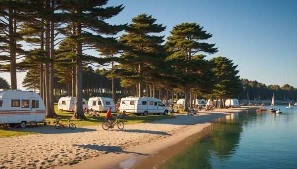 Qu'est-ce qui pousse les familles à revenir chaque été dans le même camping de la baie de concarneau ?